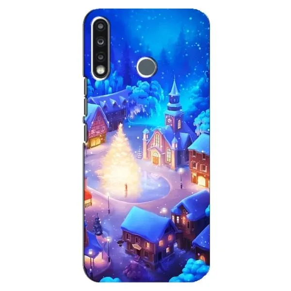 Чохол з принтом «Різдвяне місто» для TECNO Spark 4