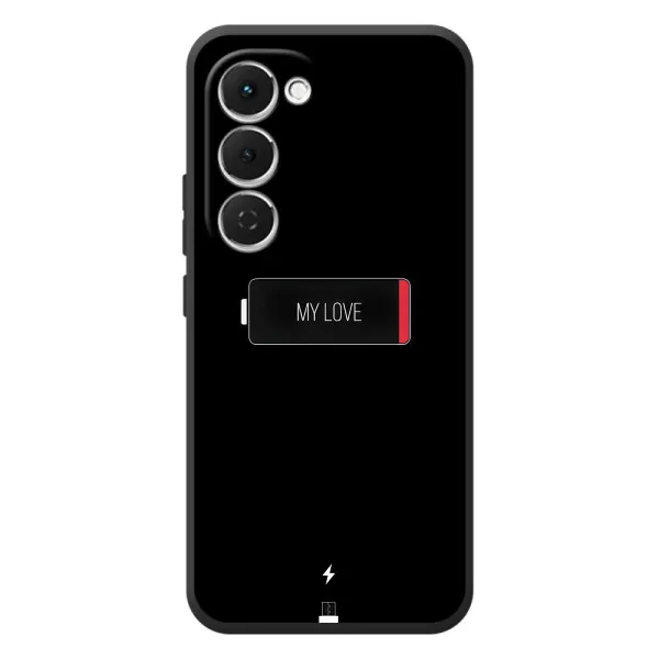 Чехол с принтом «Love battery» для TECNO Spark 40 Pro Plus