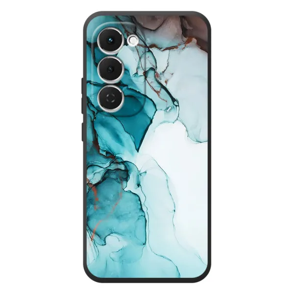Чехол с принтом «Бирюзовый мрамор» для TECNO Spark 40 Pro Plus