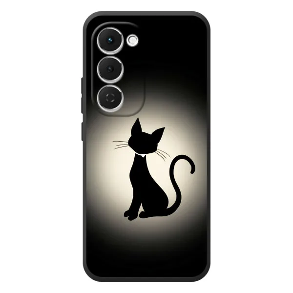Чехол с принтом «Силуэт котика» для TECNO Spark 40 Pro Plus Чехол с принтом «Силуэт котика» для TECNO Spark 40 Pro Plus