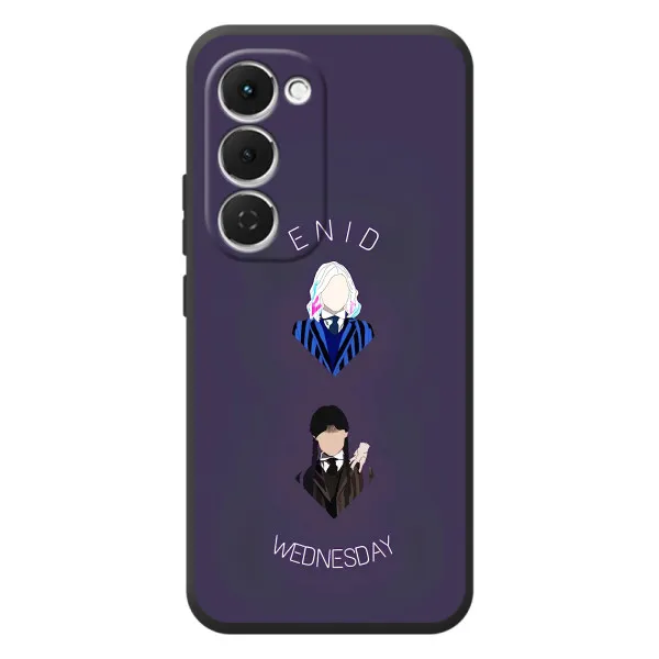 Чехол с принтом «Уэнздей и подруга» для TECNO Spark 40 Pro Plus Чехол с принтом «Уэнздей и подруга» для TECNO Spark 40 Pro Plus