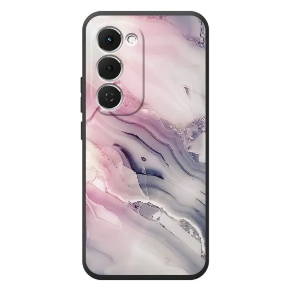 Чехол с принтом «Пурпурный Мрамор» для TECNO Spark 40 Pro Plus