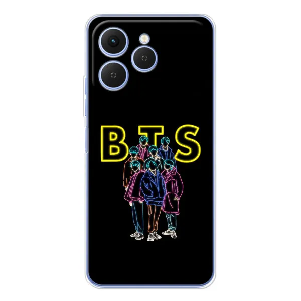 Чохол з принтом «BTS стайл» для TECNO Spark 40