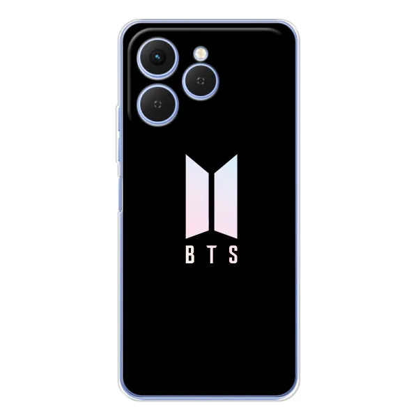 Чохол з принтом «Лого BTS» для TECNO Spark 40