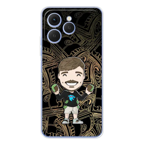 Чохол з принтом «Mister Beast» для TECNO Spark 40