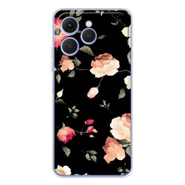 Чехол с принтом «Розочки» для TECNO Spark 40 Чехол с принтом «Розочки» для TECNO Spark 40