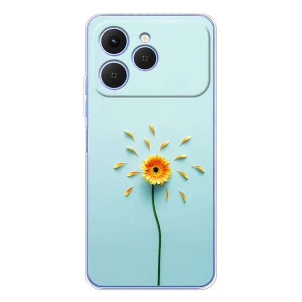 Чехол с принтом «Желтый цветок» для TECNO Spark 40 Чехол с принтом «Желтый цветок» для TECNO Spark 40