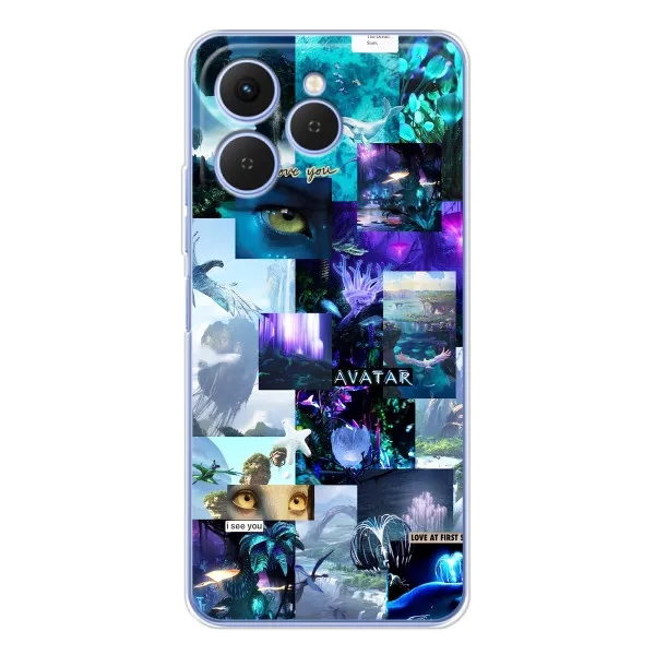 Чохол з принтом «колаж Аватар» для TECNO Spark 40