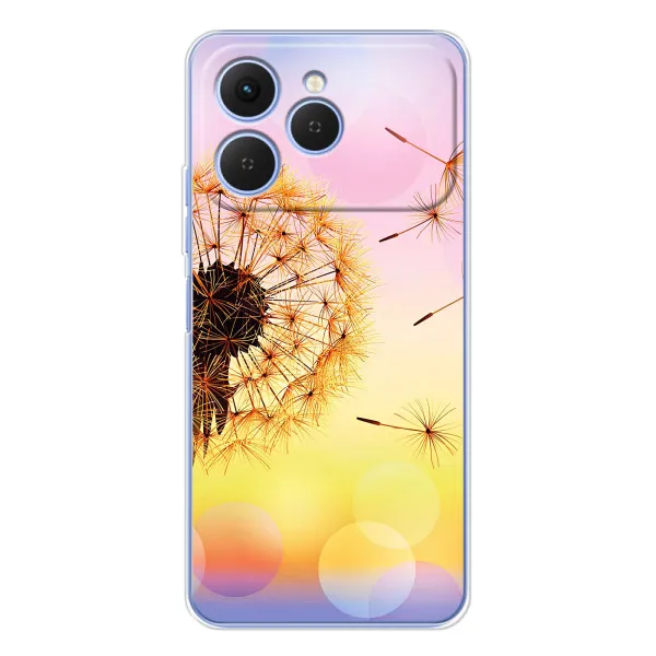 Чохол з принтом «Кульбабка» для TECNO Spark 40