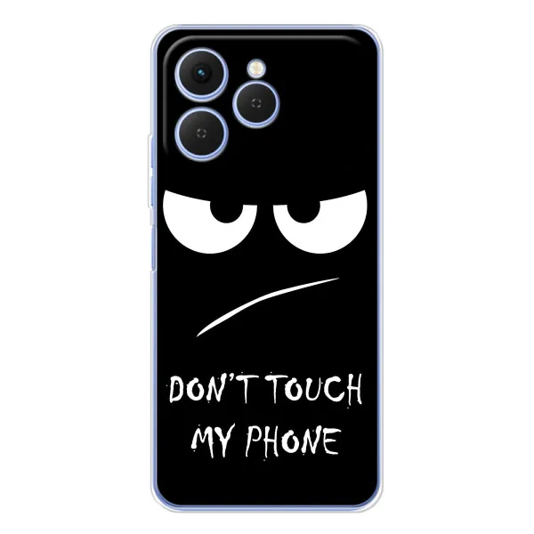 Чохол з принтом «Dont Touch» для TECNO Spark 40
