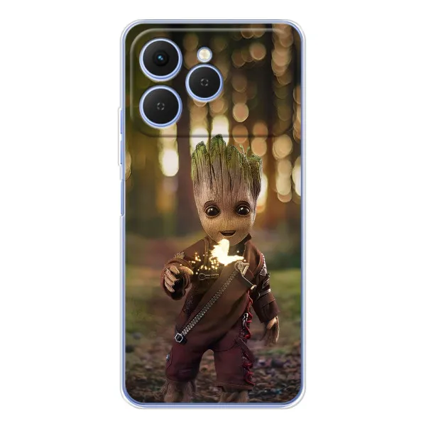 Чохол з принтом «I am Groot» для TECNO Spark 40