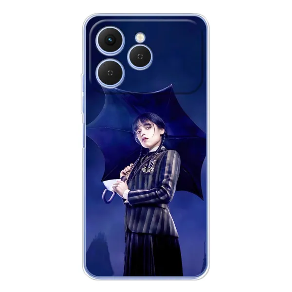 Чохол з принтом «Венсдей» для TECNO Spark 40