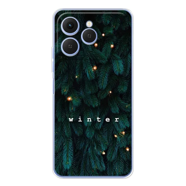 Чехол с принтом «Winter» для TECNO Spark 40