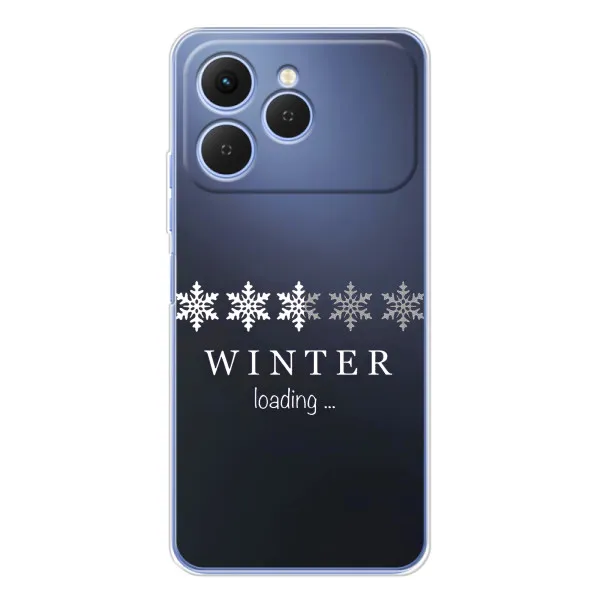 Чехол с принтом «Winter loading» для TECNO Spark 40 Чехол с принтом «Winter loading» для TECNO Spark 40