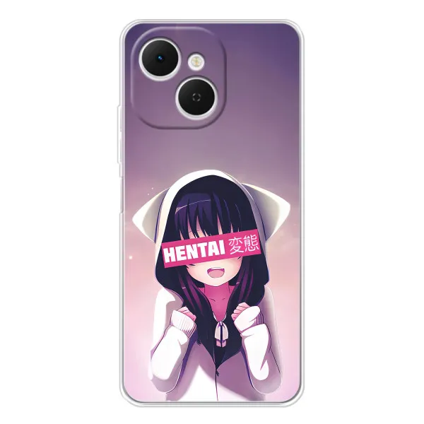Чохол з принтом «Hentai chan» для TECNO Spark 40C