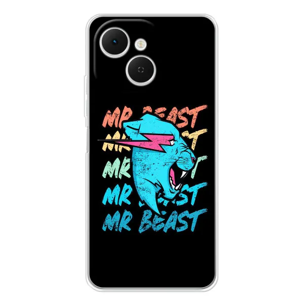 Чохол з принтом «logo Mr beast» для TECNO Spark 40C