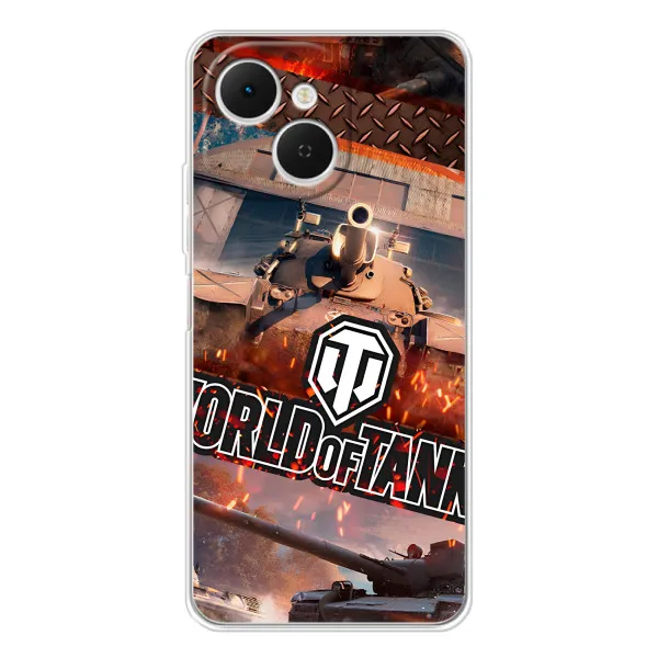 Чохол з принтом «World of Tanks» для TECNO Spark 40C