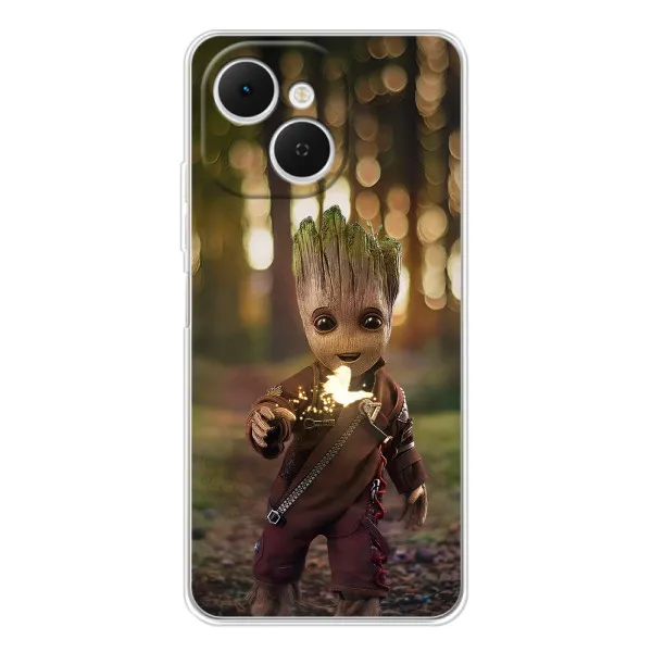 Чохол з принтом «I am Groot» для TECNO Spark 40C