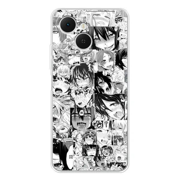 Чохол з принтом «Ahegao manga» для TECNO Spark 40C