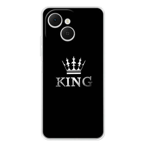 Чохол з принтом «KING» для TECNO Spark 40C