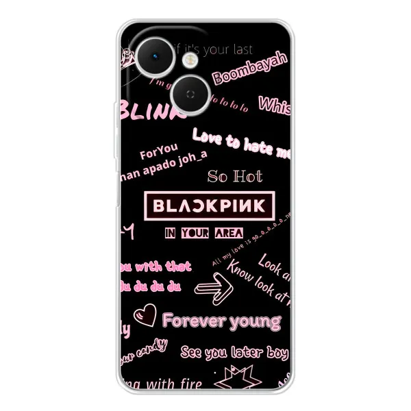 Чохол з принтом «BLACKPINK» для TECNO Spark 40C