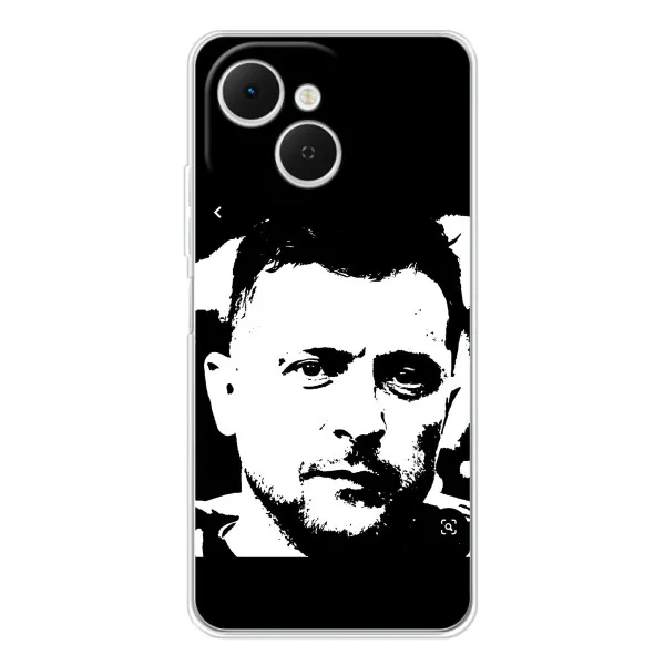 Чохол з принтом «Зеленский АРТ» для TECNO Spark 40C