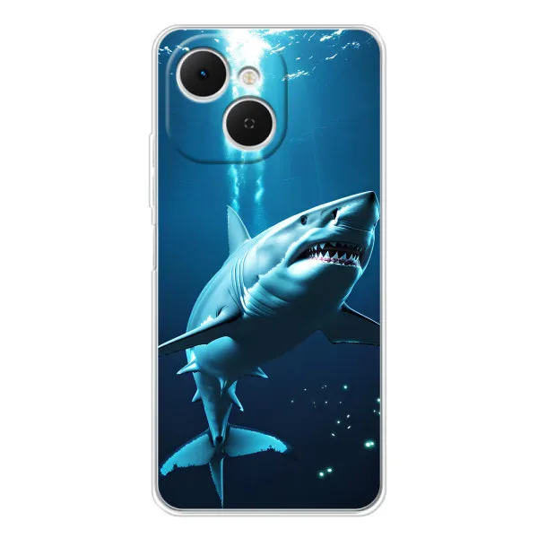 Чехол с принтом «Акула под водой» для TECNO Spark 40C Чехол с принтом «Акула под водой» для TECNO Spark 40C