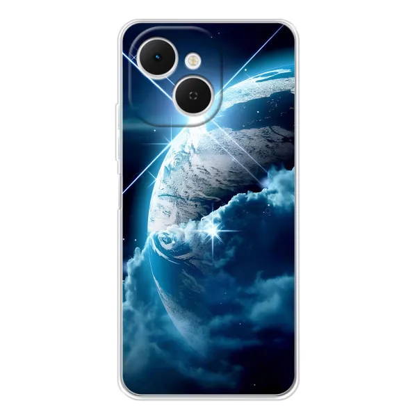 Чехол с принтом «Земля с космоса» для TECNO Spark 40C