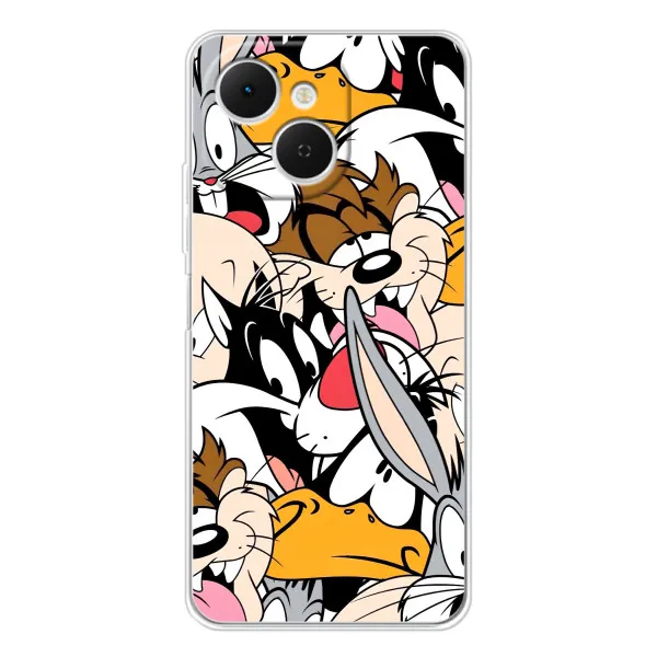 Чехол с принтом «Looney Tunes» для TECNO Spark 40C