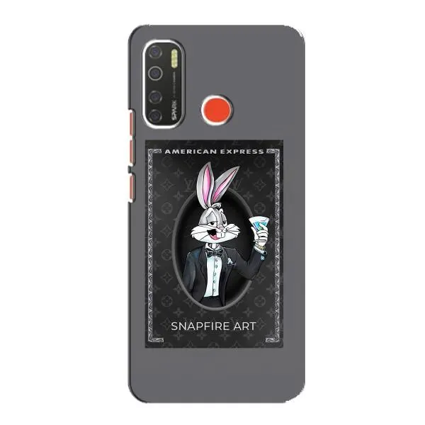 Чехол с принтом «Бакс Бани LV» для TECNO Spark 5 Pro