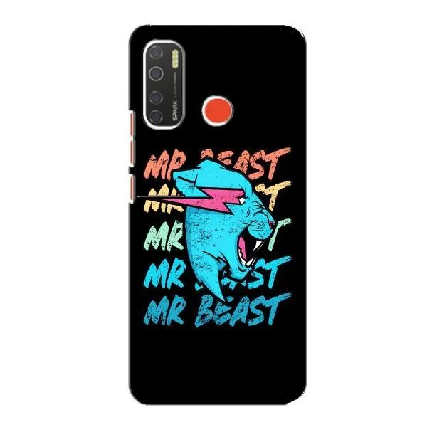 Чехол с принтом «logo Mr beast» для TECNO Spark 5 Pro