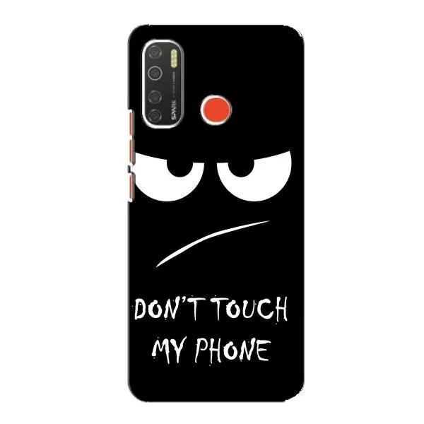 Чехол с принтом «Dont Touch» для TECNO Spark 5 Pro