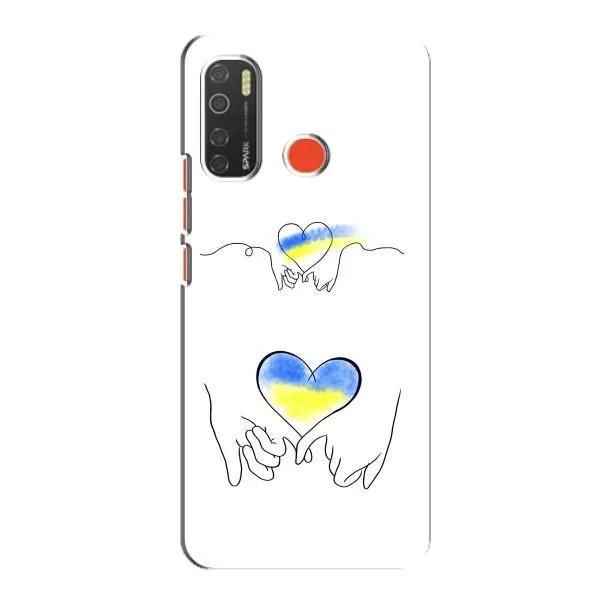 Чехол с принтом «Мир Украине» для TECNO Spark 5 Pro