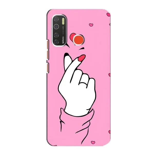 Чехол с принтом «Знак Love» для TECNO Spark 5 Pro Чехол с принтом «Знак Love» для TECNO Spark 5 Pro