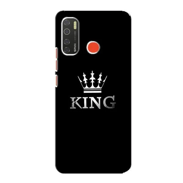 Чехол с принтом «KING» для TECNO Spark 5 Pro