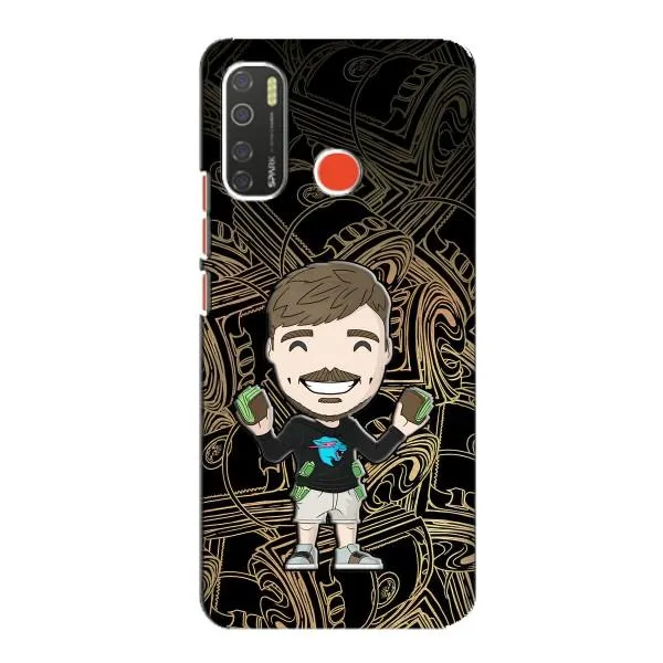 Чохол з принтом «Mister Beast» для TECNO Spark 5