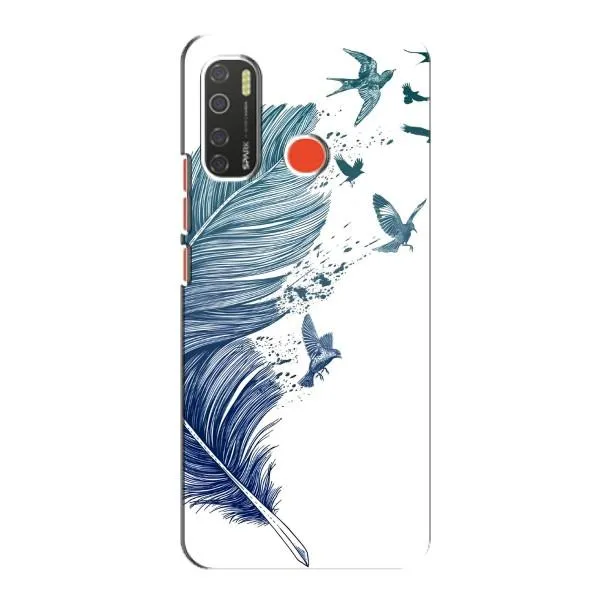 Чохол з принтом «Перо» для TECNO Spark 5 Чохол з принтом «Перо» для TECNO Spark 5