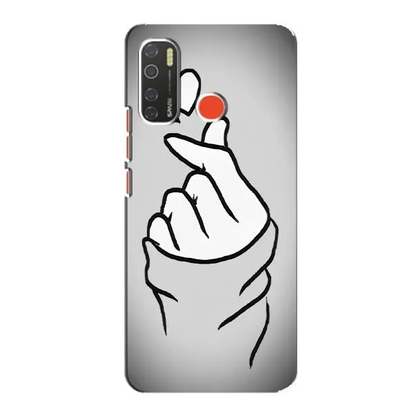 Чохол з принтом «Значок Love» для TECNO Spark 5