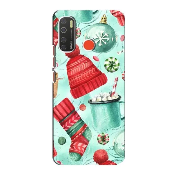 Чехол с принтом «Одежда НГ» для TECNO Spark 5