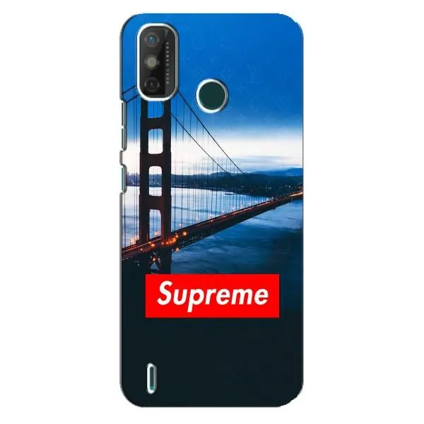 Чохол з принтом «Стиль Supreme» для TECNO Spark 6 GO (KE5)