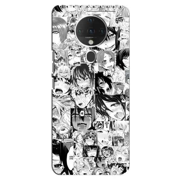 Чехол с принтом «Ahegao manga» для TECNO Spark 6