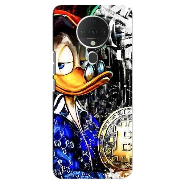 Чехол с принтом «Биткойн Скрудж» для TECNO Spark 6