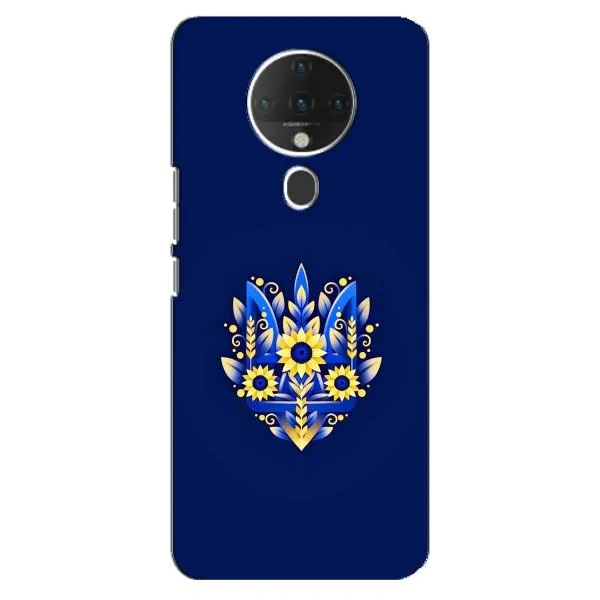 Чехол с принтом «Цветочный Герб» для TECNO Spark 6