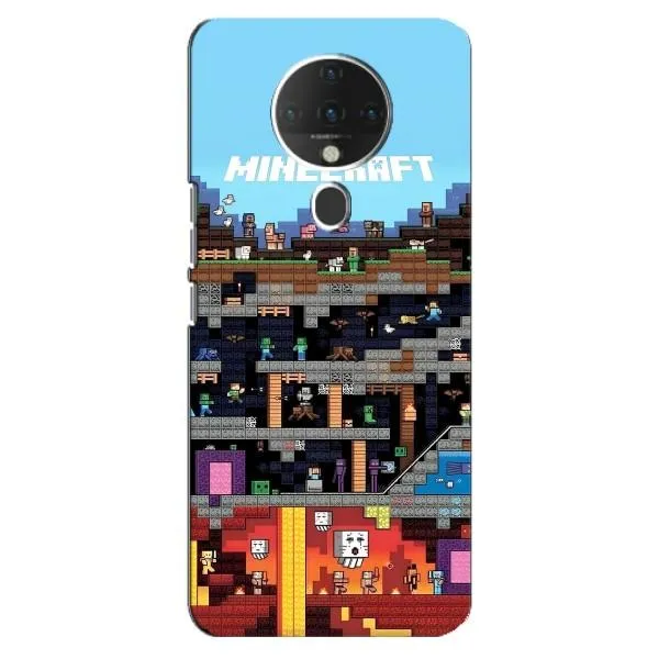 Чехол с принтом «фон Minecraft» для TECNO Spark 6 Чехол с принтом «фон Minecraft» для TECNO Spark 6