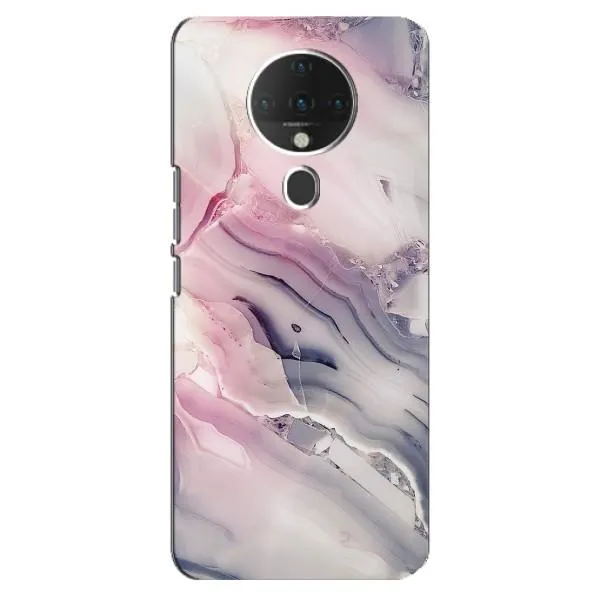 Чехол с принтом «Пурпурный Мрамор» для TECNO Spark 6