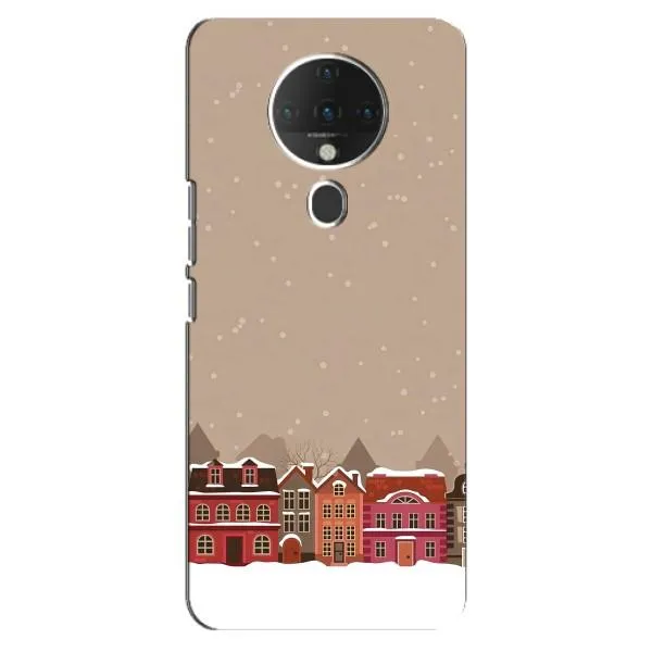 Чехол с принтом «Зимний город» для TECNO Spark 6