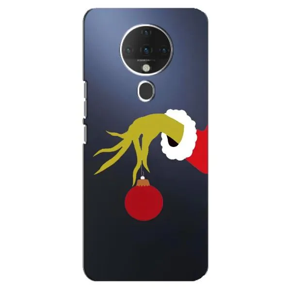 Чехол с принтом «Гринч с игрушкой» для TECNO Spark 6