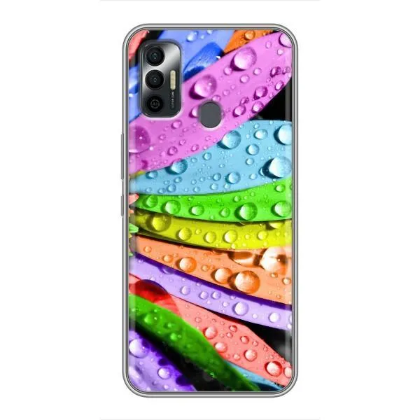 Чохол з принтом «Семиквітка» для TECNO Spark 7 (KF6n)