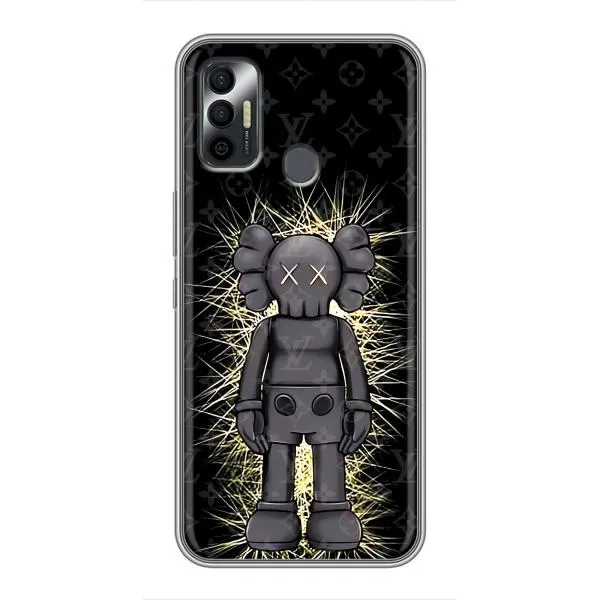 Чехол с принтом «Bearbrick LV» для TECNO Spark 7 (KF6n)
