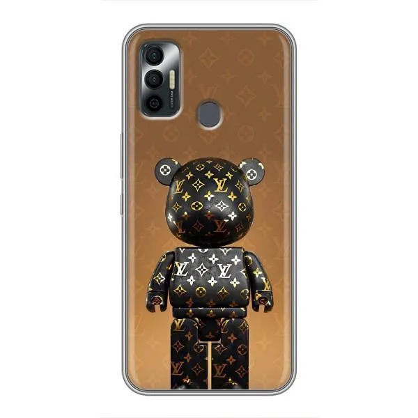 Чехол с принтом «Bearbrick» для TECNO Spark 7 (KF6n)